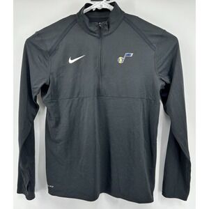 Nike Dri Fit Utah Jazz NBA Long Sleeve Quarter Zip Pullover Black Men's Large